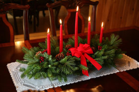 Ewamebluje - Świąteczne dekoracje stołu wigilijnego